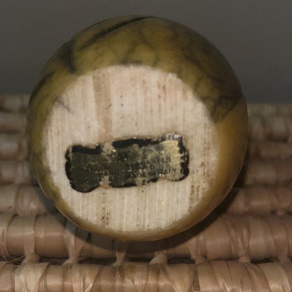 Vintage Italian Made Alabaster Owl Figurine Paperweight - Picture 7 of 9